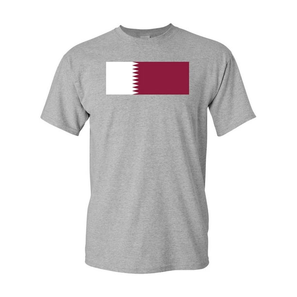 City Shirts Qatar Country Flag Adult DT TShirt Tee