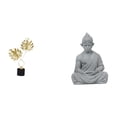 thumbnail image 1 of Estatua de hoja,Estatua de hoja para decoración del hogar,artesanías y obras de arte,Estatua de mono,Estatua de Buda Mono para Interior y Exterior Budista,Figura en miniatura de alguien, 1 of 8