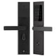 thumbnail image 3 of Cerradura de puerta de madera con llave de contraseña de tarjeta de aplicación Bluetooth ultrafina para el apartamento del hotel en casa, color negro, 3 of 10