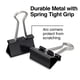 thumbnail image 3 of Binder Clips Staples 395200, negro mediano, 32 mm, 144 unidades, paquete, 3 of 6
