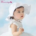 thumbnail image 3 of CUTELOVE Cute Kids Sun Hat Summer Cotton Bucket Hat Toddler Children Girls Brim Beach Hat with Wide Brim, 3 of 6