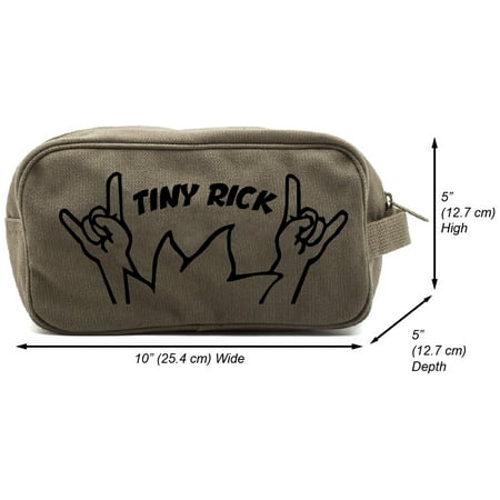 Tiny Rick Canvas Shower Kit Travel Toiletry Bag