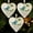 3 PCS#006, variant on Heart-Shaped Sea Glass Friendship Decor,Good Friend Like A Four Leaf Clover Hearts Keepsake,Sea Glass Art Decor for Best Friends,Friendships Hearts Ornament for Christmas Tree Hanging Ornaments(3pcs)