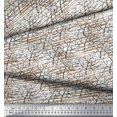 thumbnail image 3 of Soimoi Modal Satin Fabric Dry Tree Print Sewing Fabric Yard 42 Inch Wide, 3 of 3
