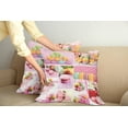 thumbnail image 2 of Ambesonne Colorful Throw Pillow Cover 2 Pack, Macaroons Napkins Dots, 18", Multicolor, 2 of 7