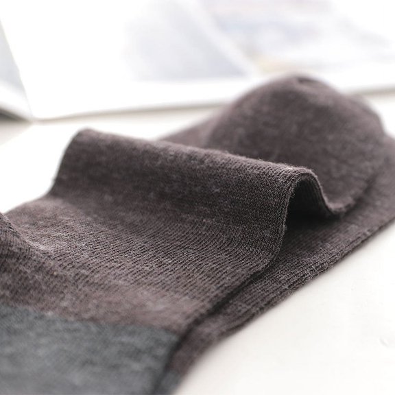 10pcs=5Pairs Men's Winter Thick Warm Stripe Wool Sock Casual Business Male Socks
