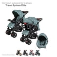 thumbnail image 2 of Carriola para Bebé y Autoasiento D'bebé Sistema de Viaje Elite Reversible Travel System Con Portabebé Verde, 2 of 6