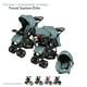 thumbnail image 2 of Carriola para Bebé y Autoasiento D'bebé Sistema de Viaje Elite Reversible Travel System Con Portabebé Verde, 2 of 6