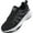 Black, variant on Ecetana Womens Sneakers Lightweight Breathable Tennis Walking Shoes for Women