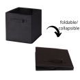 thumbnail image 3 of Purebryt Foldable Cube Storage Bin, 6 Pack, Black, 3 of 4