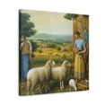 thumbnail image 2 of Sheep in Meadow Scene - Canvas, 2 of 10