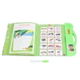 thumbnail image 3 of Sound Book, Portable Read Music Interactive Sound Book French English  For Home Travel Orange,Green, 3 of 8