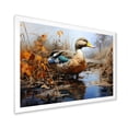 thumbnail image 2 of Designart "Elegance of Baroque Blue Duck V" Animals Framed Wall Art Decor - Modern Farmhouse Blue Duck Living Room Framed Canvas Art, 2 of 6