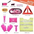 thumbnail image 2 of Kit de emergencia para coche THINKWORK para adolescente y mujer, color rosa, 2 of 7