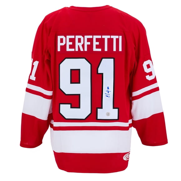 Cole Perfetti Autographed Team Canada Custom Hockey Nation Jersey