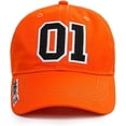 thumbnail image 2 of Gorra de Béisbol Naranja, General Lee 01, Good OL, con Apliques Bordados, Ajustable&Unisex&Snapback -Adulto, Niño, 2 of 5