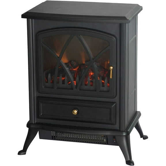 Comfort Glow ES4215 Ashton Electric Stove Black, Length: 11.5in, Width: 16.5in, Height: 23in