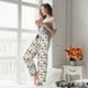 thumbnail image 5 of Balery Horse Pantalones de pijama para mujer, pijamas ultraligeros, pantalones de estar por casa-Medium, 5 of 6
