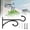 6 inch, variant on 1 Pack Heavy Duty Plant Hangers Outdoor, Metal Plant Brackets for Hanging Baskets, Plant Wall Hooks for Bird Feeders, Wind Chimes & Lanterns, Metal Hooks 15lbs Capacity, 6 inch