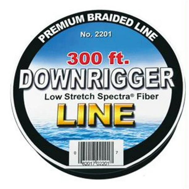 Scotty 300 Ft. Spool Premium Braided Fiber Downrigger Line with Terminal  Kit 