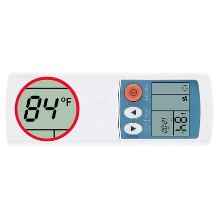 

WBTAYB Replacement Control for -24wn h-24wn z-G09sv z-G12sv h-Ge50vb h-Ga60vb h-Gd80vb h-Ga50vb h-Ga60vb h-Ga71vb Air Conditioner Display in Fahrenheit