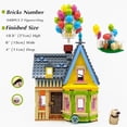 thumbnail image 1 of Bloques de construcción de la casa de globos de Disney Pixar para niños, juguete de ladrillos para armar, serie Friends, ideal para regalo de cumpleaños, código 43217, 1 of 3