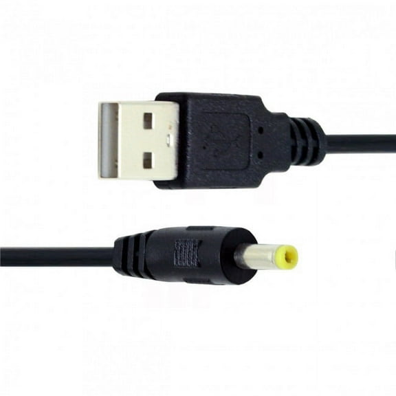 FVH Cable 2pcs/lot USB 2.0 Male Type-A to 5V DC 4.0x1.7mm DC Power Round Plug Cable 150cm 24AWG