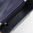 thumbnail image 4 of Pre-Owned Valentino Garavani Studs Chain Shoulder Bag, Lambskin, Navy, Magnetic Closure, Women's, 4 of 14
