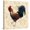 Canvas, variant on Art.com Rooster 3 Art Print by Kimberly Allen, 16" x 16"