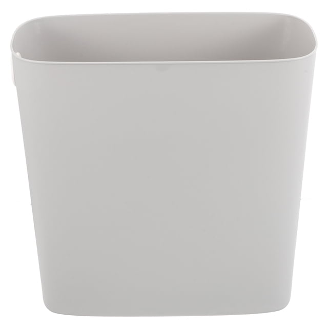 GOOHOCHY Cubo de basura de cocina delgado, cubo de basura de plástico para espacios estrechos, cubo de basura de doble capa