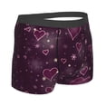 thumbnail image 4 of Uemuo Snowflakes and Hearts Pattern Men's Boxer Briefs,Trunk Anti-Chafing,Comfortable, Durable, and Stylish Underwear-Medium, 4 of 9
