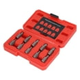 thumbnail image 1 of Juego de extractores de tornillos, 10 piezas, extractores de tornillos hexagonales, juego de extractores de pernos, herramienta de extracción de tornillos rotos probada y confiable, 1 of 8