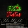 thumbnail image 2 of Glowneon Feciles Fiesas Neon Sign, Feciles Fiesas LED Sign, Spain Christmas Decor, 2 of 5
