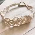 thumbnail image 1 of Diadema tejida Boho elástica para mujer Macarena beige, 1 of 8