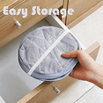 thumbnail image 3 of Mesh Small Wall Laundry Baskets, Hanging Laundry Hamper, for Hotel, University Dormitory Use White, 3 of 6