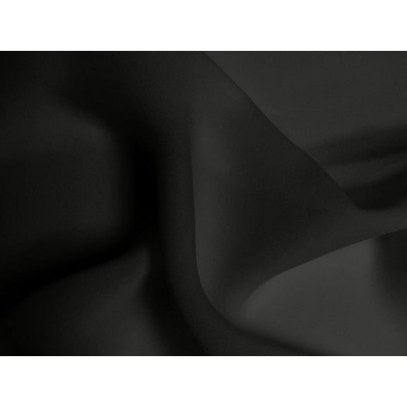 DECORATIVE SILK INC. Hi Multi Polyester Chiffon Fabric 60" wide By The Yard ( CHARCOAL )