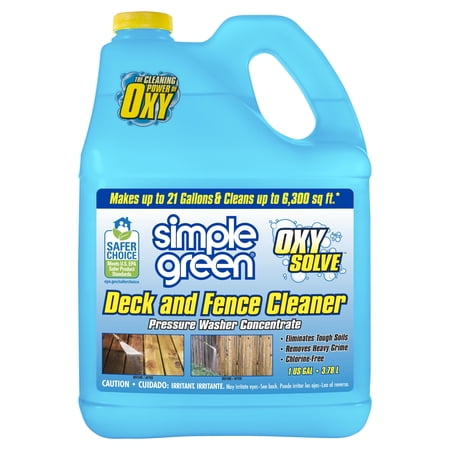 Simple Green Oxy Solve Deck and Fence Pressure Washer Concentrate 1 Gallon