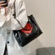 thumbnail image 4 of Bolso de compras bonito para mujer, bolso de mano con corazón Kawaii de gran capacidad, bolso diario para mujer, 4 of 5
