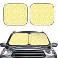 thumbnail image 2 of Haiem Daisies Flowers Car Windshield Sun Shade (2 Pieces) Foldable Windshield Sun Shade Car Accessories for Truck SUV Pickup-Medium, 2 of 7