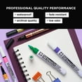 thumbnail image 4 of Sakura Pen-Touch Paint Markers - Permanent Marker Pen - Assorted Colors - Fine Tip Size - 7 Pack, 4 of 7