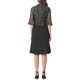 thumbnail image 3 of Conjuntos de vestido de 2 piezas INSPIRE CHIC para mujeres, con chaqueta de encaje de manga larga y vestido midi sin mangas para fiestas M Negro, 3 of 5