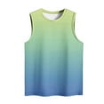 thumbnail image 4 of ZQGJB Cami Workout Tank Tops for Women Trendy Solid Color Summer Sleeveless Round Neck Graphic Tees Shirt Lightweight Cozy Camisole Tunic Blouse Sky Blue M, 4 of 4