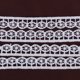 thumbnail image 3 of WEUVEB Decorative White Lace Fabric Cotton Applique with Flower Border for Wedding Dress, 3 of 7