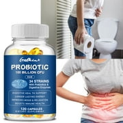 Coolkin Probiotics 100 Billion CFU - with Prebiotic & Digestive Enzyme - Gut Health (30/60/120pcs)
