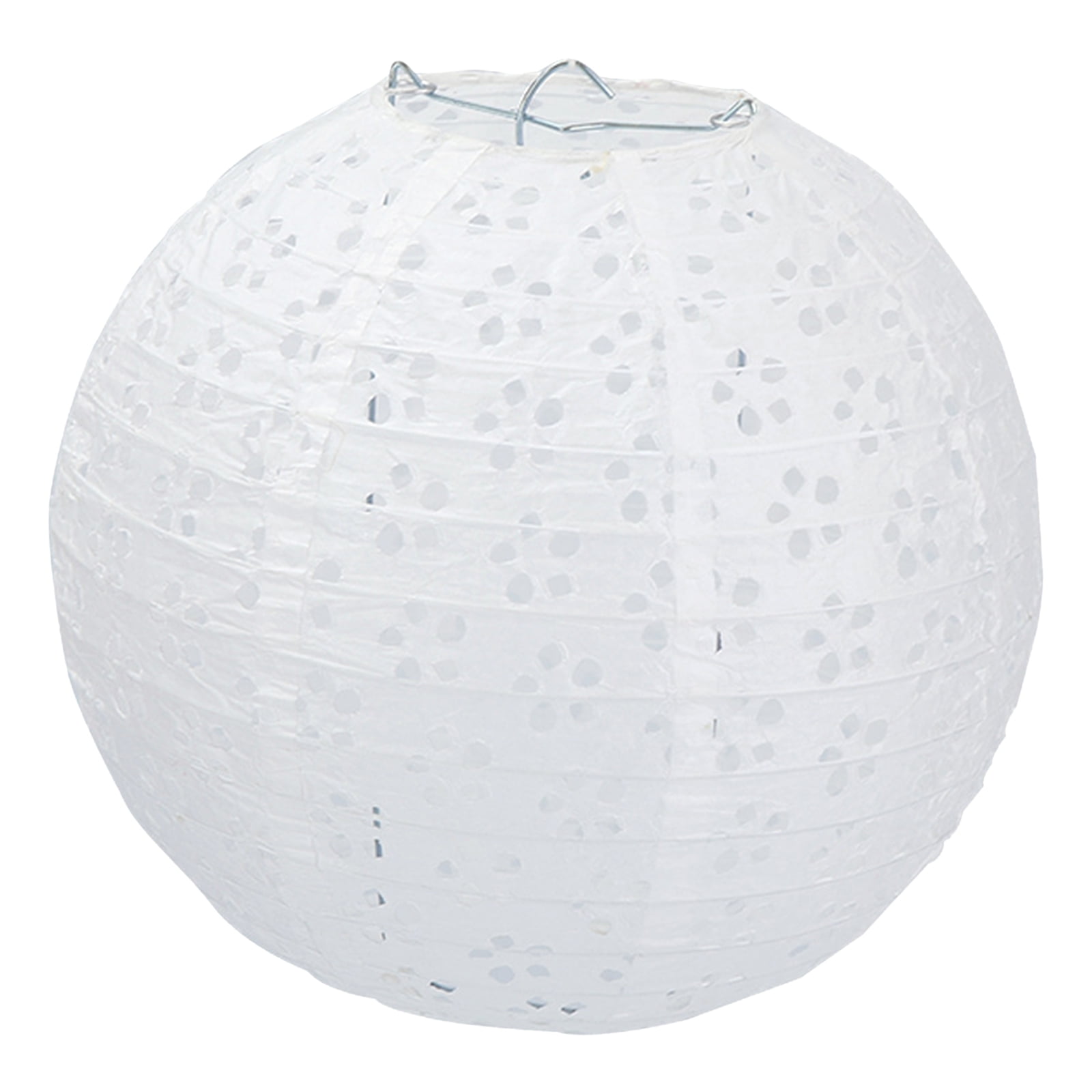 Aktudy Paper Ball Lantern Decorative Lighting Lamp Wedding Party Decor Art (White)