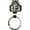 F, variant on Modern Keychain Belt Clip For Men AntiScratch Metal Key Organizers With Letter Design Quick Attach Keyring Holder