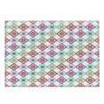 thumbnail image 1 of Floral Cutting Board, Abstract Squares with Flowers Spring Summer Blooms Nature Revival Patchwork Print, Decorative Tempered Glass Cutting and Serving Board, Large Size, Multicolor, by Ambesonne, 1 of 1