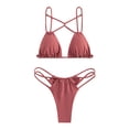 thumbnail image 1 of Traje de baño de bikini para mujer, conjunto de bikini para mujer Traje de baño cruzado para mujer Conjunto de bikini para mujer Estándares líderes en la industria, 1 of 6