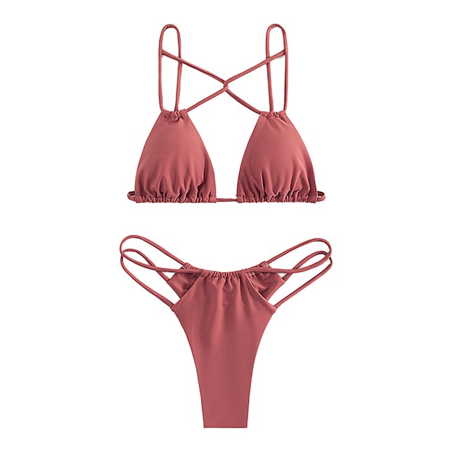 Traje de baño de bikini para mujer, conjunto de bikini para mujer Traje de baño cruzado para mujer Conjunto de bikini para mujer Estándares líderes en la industria