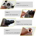 thumbnail image 3 of Heavy Duty Universal Automotive Brake Pipe Flaring Tool Kit | 3/16in" Single & Double Flare Tool for Brake Lines(LR 1 PCS), 3 of 7